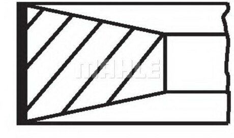 008 94 V0 MAHLE / KNECHT Комплект поршневых колец