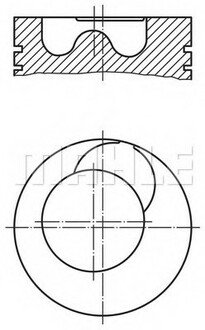 209 41 00 MAHLE / KNECHT Поршень