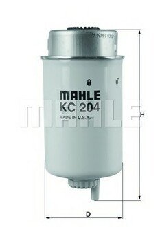 KC 204 MAHLE / KNECHT Топливный фильтр