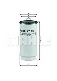 KC 296D MAHLE / KNECHT Топливный фильтр