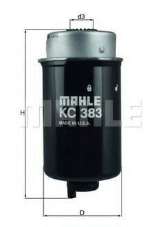 KC 383 MAHLE / KNECHT Топливный фильтр