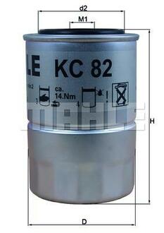 KC 82D MAHLE / KNECHT Топливный фильтр