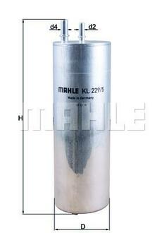 KL 229/5 MAHLE / KNECHT Фільтр палива