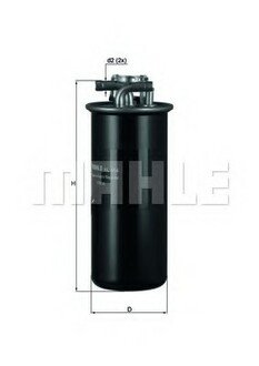 KL 454 MAHLE / KNECHT Фільтр палива