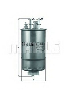 KL 566 MAHLE / KNECHT Фільтр палива