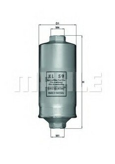 KL 59 MAHLE / KNECHT Топливный фільтр