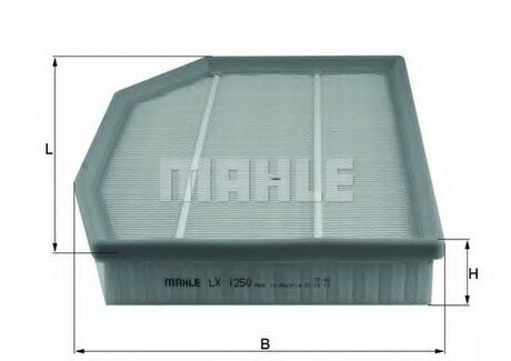 LX 1250 MAHLE / KNECHT Воздушный фильтр
