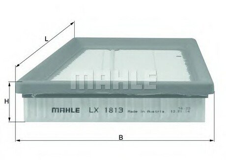 LX 1813 MAHLE / KNECHT Воздушный фильтр