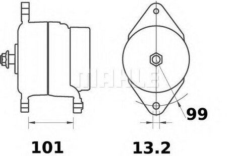 MG 41 MAHLE / KNECHT Генератор