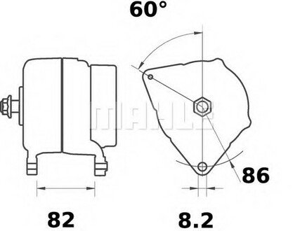 MG 562 MAHLE / KNECHT Генератор