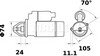 MS 86 MAHLE / KNECHT Стартер (фото 1)