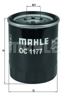 OC 1177 MAHLE / KNECHT Фільтр масляний