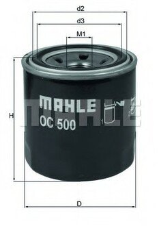 OC 500 MAHLE / KNECHT Масляный фильтр