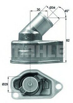 TI 9 92 MAHLE / KNECHT Термостат, охлаждающая жидкость