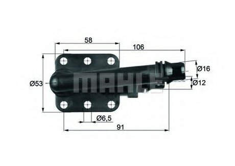 TO 5 82 MAHLE / KNECHT Термостат, масляное охлаждение