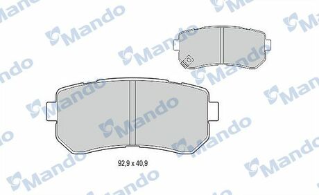 MBF015219 MANDO Гальмівні колодки до дисків