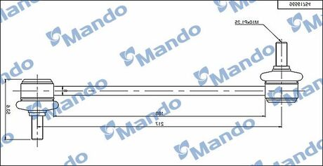 SLD0003 MANDO Стійка стабілізатора (вир-во Mando)