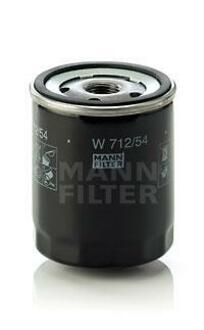W 712 MANN Масляный фильтр; Фильтр, Гидравлическая система привода рабочего оборудования; Фильтр, система вентиляции картера