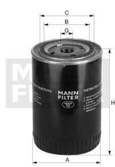W 940/51 MANN Фильтр, Гидравлическая система привода рабочего оборудования
