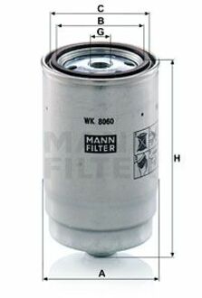 WK 8060 z MANN Топливный фильтр