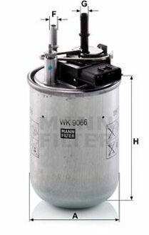 WK 9066 MANN Фільтр палива