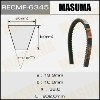 6345 MASUMA Ремень клиновой рк., 13x902 мм ()