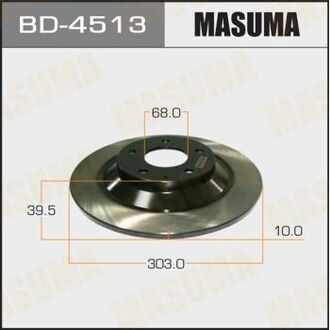 BD4513 MASUMA Диск тормозной задний Mazda CX-30 4WD (19-), CX-5 (11-) (Кратно 2 шт) ()
