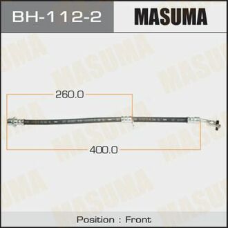 BH1122 MASUMA Шланг тормозной ()