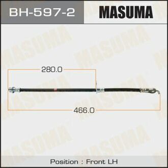 BH5972 MASUMA Шланг тормозной ()