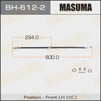 BH6122 MASUMA Шланг тормозной Masuma BH6122 оригінальна запчастина