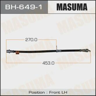 BH6491 MASUMA Шланг тормозной ()
