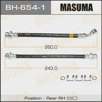 BH6541 MASUMA Шланг тормозной ()