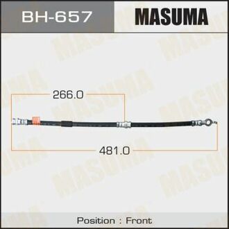 BH657 MASUMA Шланг гальмівний ()