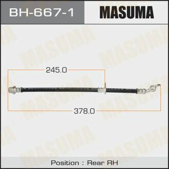 BH6671 MASUMA Шланг гальмівний ()