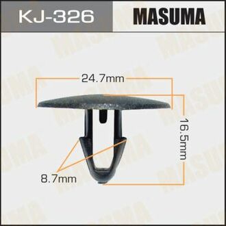 KJ326 MASUMA Клипса (кратно 10) ()
