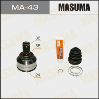 MA43 MASUMA ШРУС зовнішній Mazda 3 (03-06) (нар:36/вн:24) ()