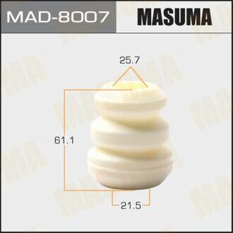 MAD8007 MASUMA Отбойник амортизатора , 21.5x25.7x61.1 Masuma MAD8007 оригінальна запчастина