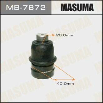 MB7872 MASUMA Опора шаровая передн нижн LANCERMITSUBISHI ASX (10-20), CITROEN C4 AIRCROSS (12-17) ()