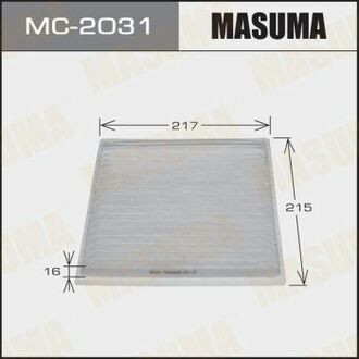 MC2031 MASUMA Фільтр салона SUBARU OUTBACK (15-20), TOYOTA PRIUS (10-17), GEELY MK 1.5 (12-17) ()