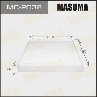 MC2038 MASUMA Фільтр салона ()