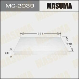 MC2039 MASUMA Фільтр салона ()