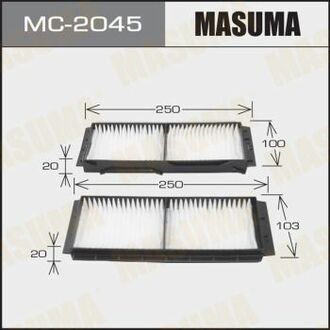 MC2045 MASUMA Фильтр салона MAZDA 5 (05-10), MAZDA 3 (03-09) () (2 шт)