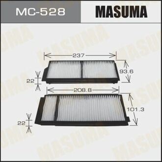 MC528 MASUMA Фильтр салона MAZDA 5 (CW) 2.0, 1.6 CD, 1.8 MZR (10-15)/MAZDA 6 () (2 шт) M