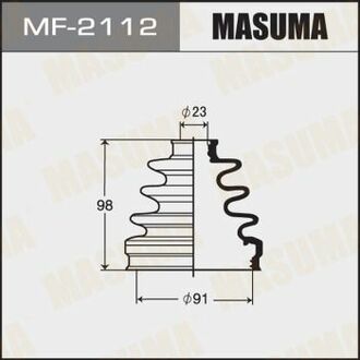 MF2112 MASUMA Пыльник ШРУСа HONDA CR-V III (06-14), HONDA FR-V (04-10), HONDA ACCORD VII (MF21