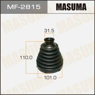 MF2815 MASUMA Пыльник ШРУСа внутрішній(пластик)+спецхомут Toyota Land Cruiser (07-) ()