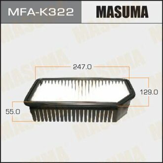 MFAK322 MASUMA Фільтр повітряний Hyundai i20 (08-14)/KIA Soul (08-14) ()