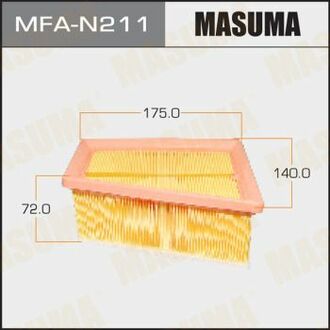 MFAN211 MASUMA Фільтр повітряний NISSAN/ ALMERA 2012- ()