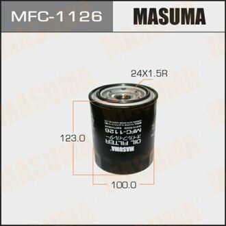 MFC1126 MASUMA Фильтр масляный Toyota Land Cruiser (-07), Land Cruiser Prado (00-07) D 3.0, 4.2 ()