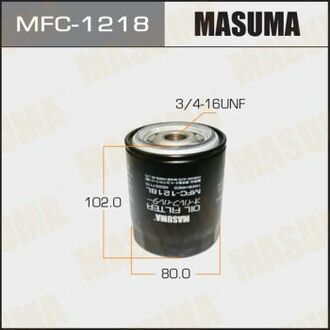 MFC1218 MASUMA Фільтр масляний Nissan Almera, Primera (-02) 1.4, 1.6 ()