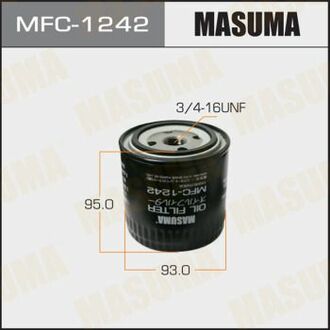 MFC1242 MASUMA Фильтр масляный Missan Murano (10-15), Pathfinder (05-), X-Trail (03-07) D 2.2, 2.5 ()